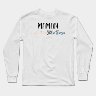 Maman d'une fille et d'un garçon Long Sleeve T-Shirt